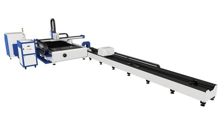 High Efficiency 3KW Sheet And Pipe Integrated CNC Laser Cutting Machine