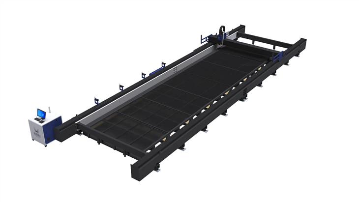 High Speed Hollow Type Line Rail Cnc Laser Metal Cutting Machine