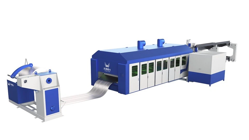 QY Mild Steel Coil Laser Cutting Machine For Sale