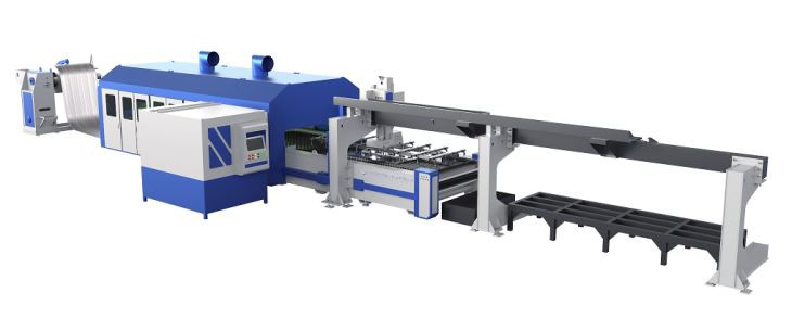 Coil Fed Laser Cutting Machine 1000W And 1500W