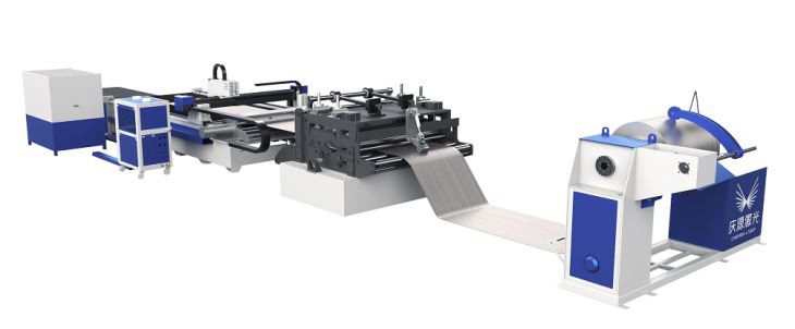 Coil fed laser cutting machine with conveyor for unloading (1)