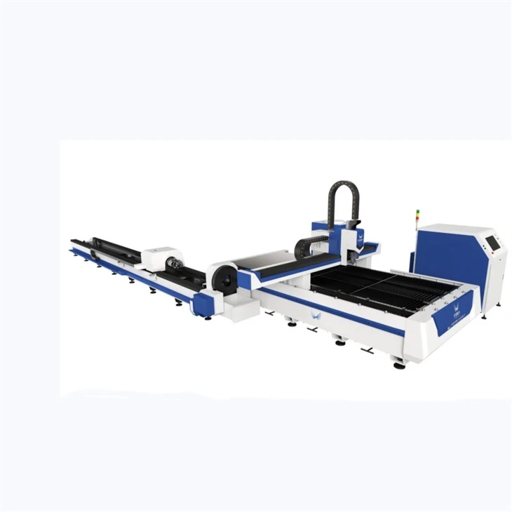 Low Cost Steel Tube And Plate CNC Fiber Laser Cutting Machine