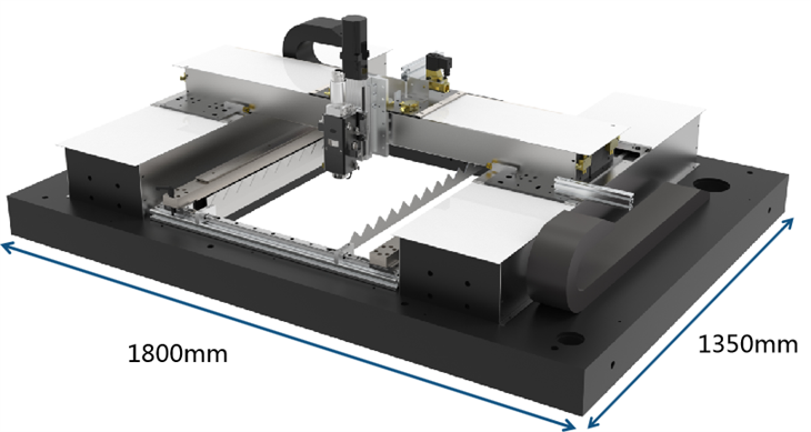 6060 Gantry Double Drive Metal Laser Cutting Machine