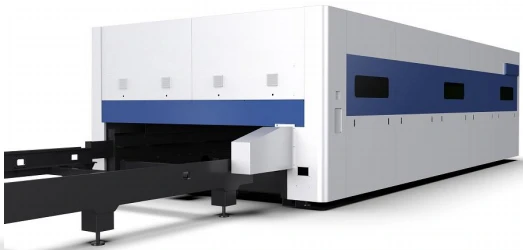 High Productivity QY Laser 3000W 6000W G20 Fast Speed Fiber Laser Cutting Machine With Exchange Table