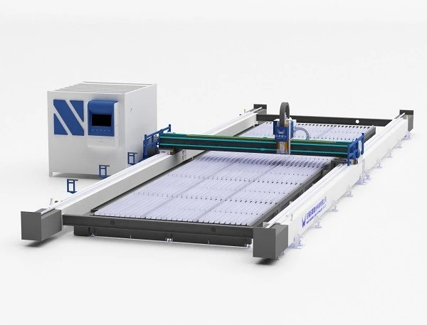Hollow Track Cnc Fiber Laser Cutting Machine For Metal Sheet