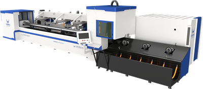 Professional Automatic Loading And Unloading Metal Tube Fiber Laser Cutting Machine Stainless Steel Aluminum Steel Pipe